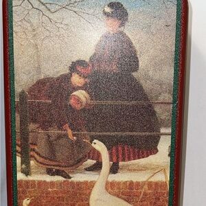 Vintage Style Goose Art Tin Sign